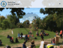 Tablet Screenshot of earthday.ca